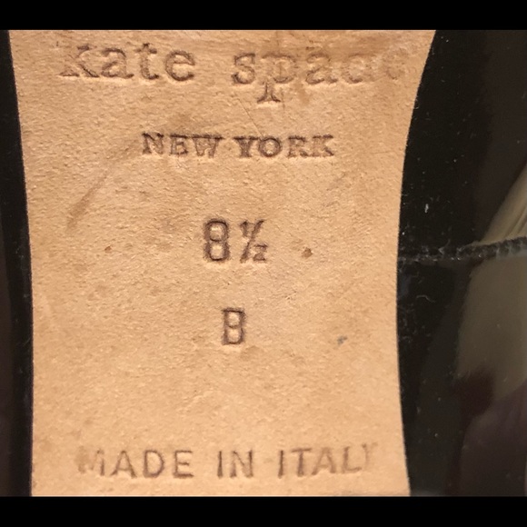 Kate Spade/ Black Patent Heels - Picture 3 of 6
